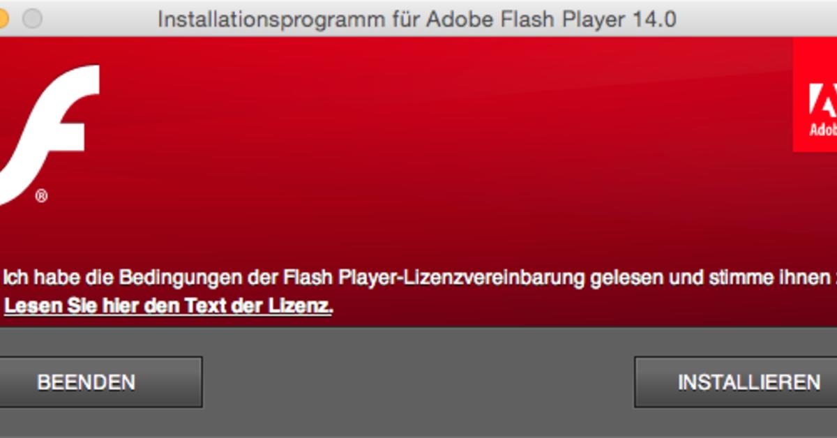 adobe flash player update for mac yosemite